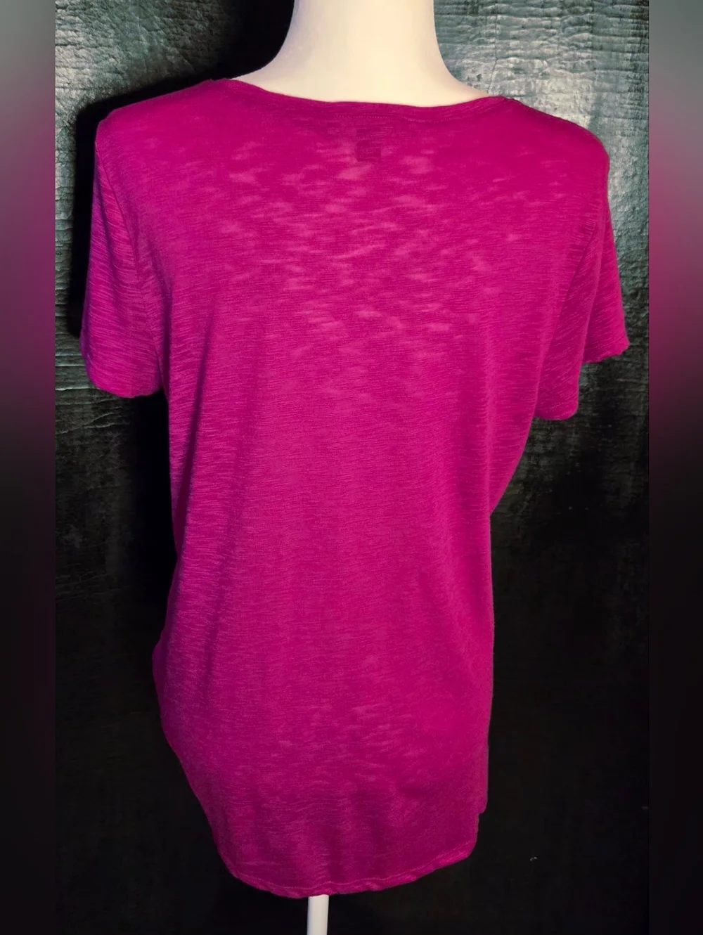 INC International Concepts Ruched Side Tie Tunic Top Pink - Large - Picture 7 of 12